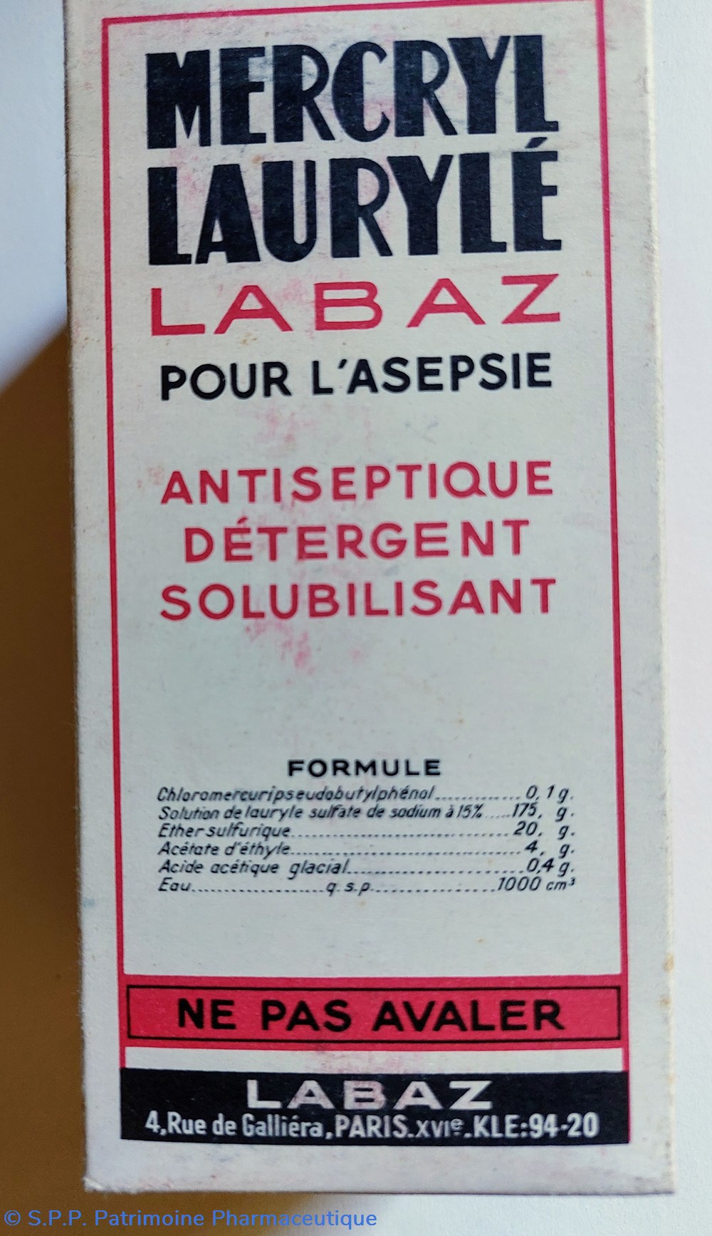MERCRYL LAURYLÉ LABAZ science pharmacie mercryl lauryle labaz