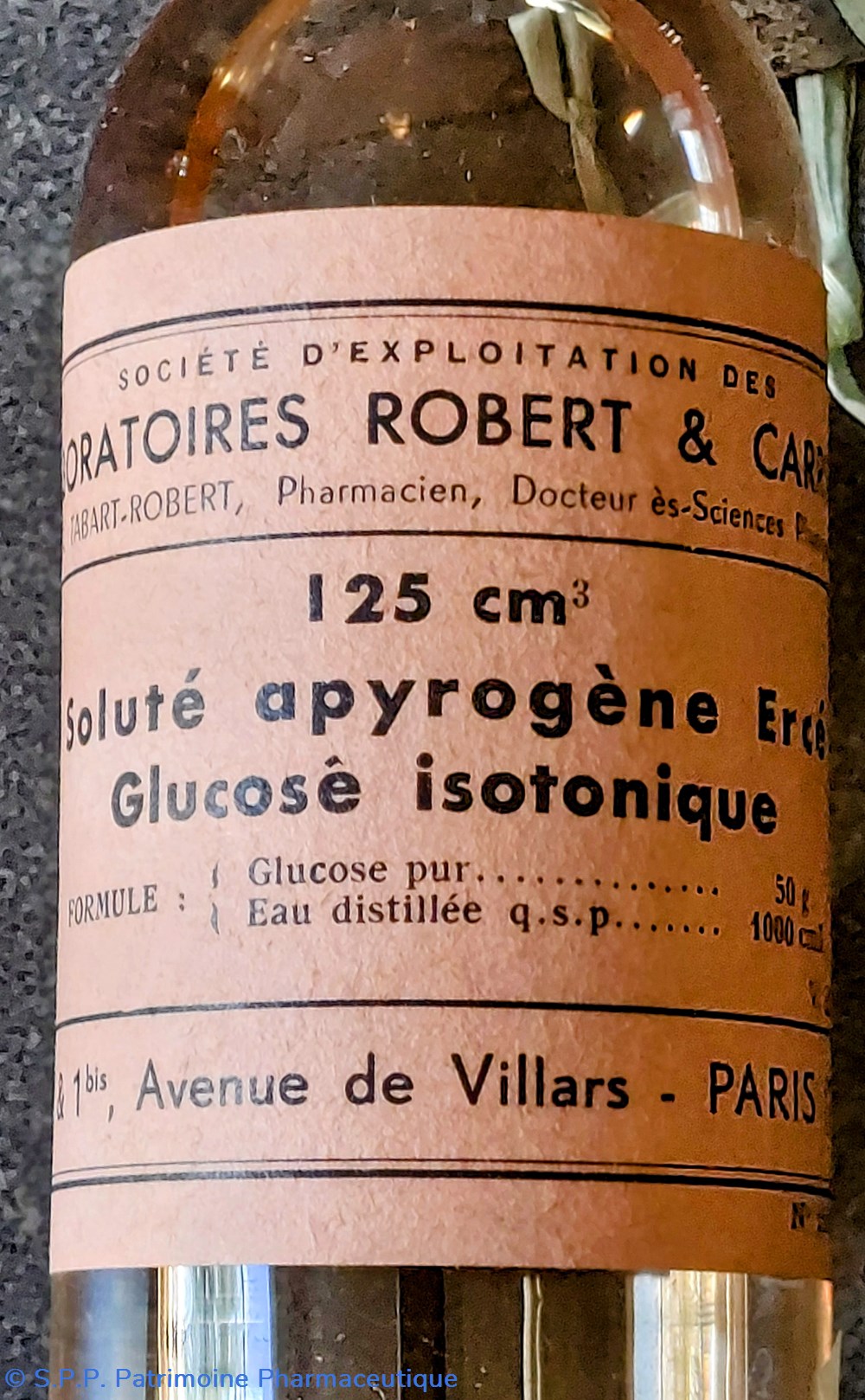 SOLUTÉ APYROGÈNE Ercé Glucosé isotonique 125 cm3 5 science pharmacie solute apyrogene erce glucose isotonique 125 cm3