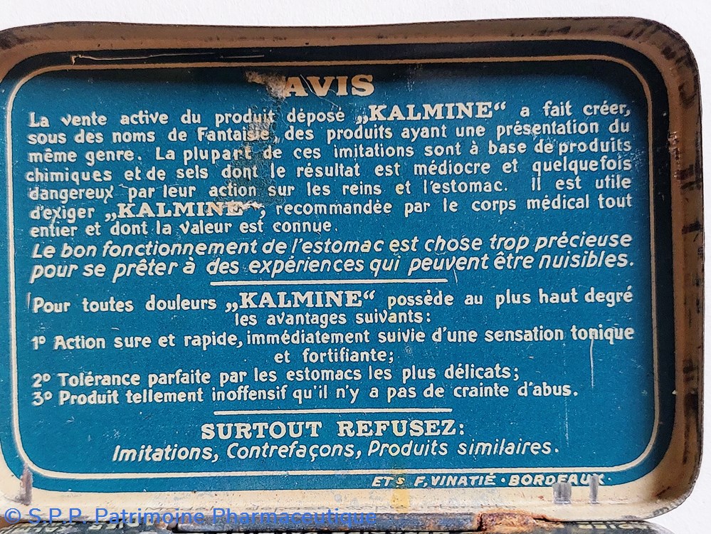 KALMINE MÉTADIER boîte de 6 CACHETS 5 science pharmacie kalmine metadier boite de 6 cachets