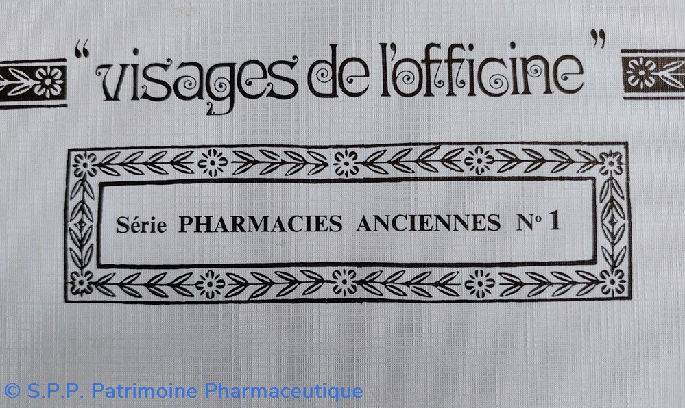 Pharmacie du XVII ème siècle / Lab ROUSSEL n1 3 science pharmacie du xvii eme siecle lab roussel n1