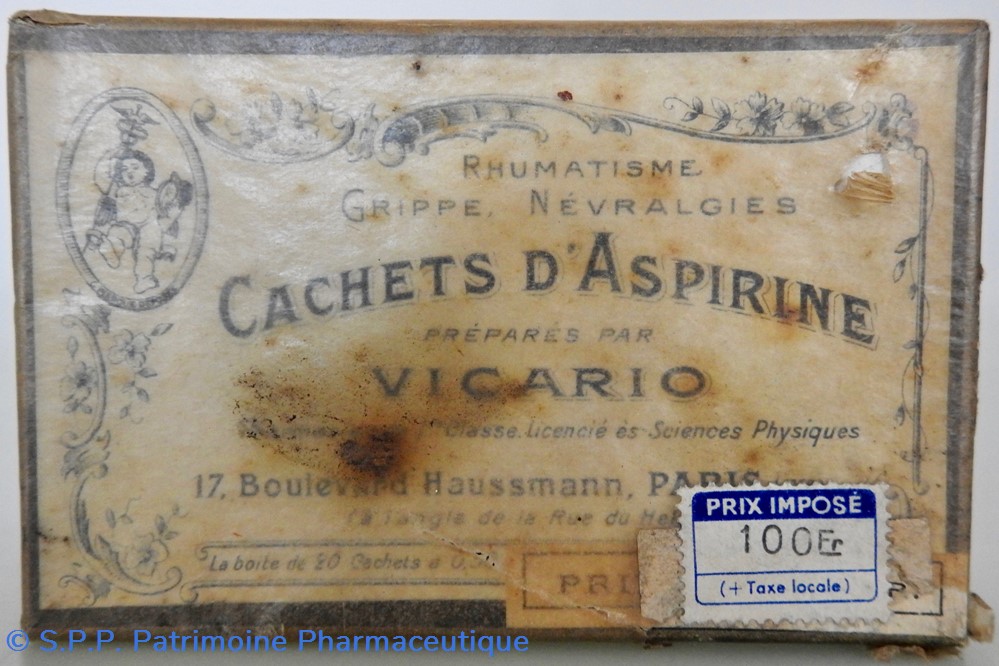 science pharmacie cachets aspirine vicario