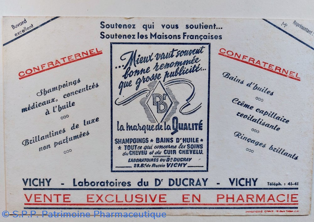science pharmacie vichy laboratoires du dr ducray