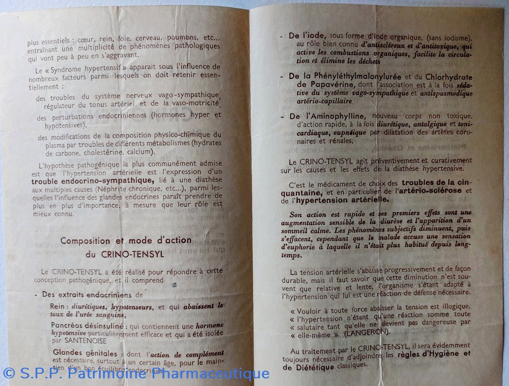 documents anciens crino tensyl info produit