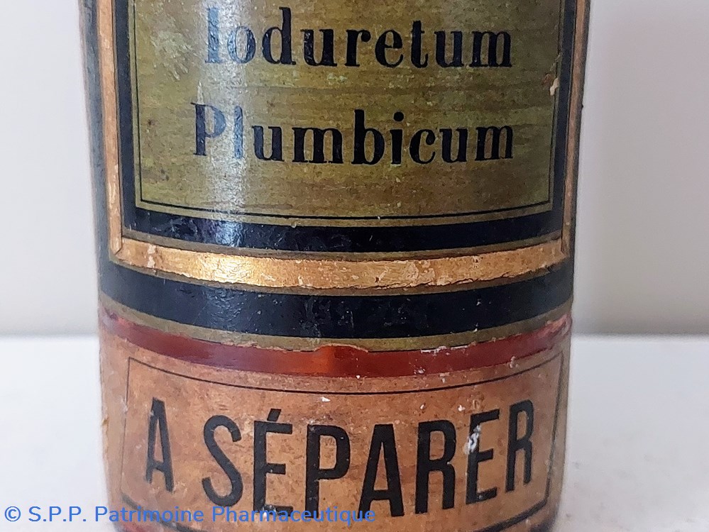 Étiquette Verte pour - Ioduretum Plumbicum 3 science pharmacie etiquette verte pour ioduretum plumbicum