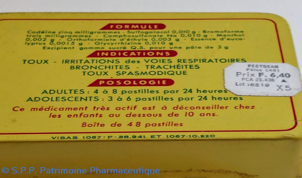 PECTOSAN ( 48 Pastilles ) Pâtes PECTOSAN 5 science pectosan 48 pastilles pates pectosan
