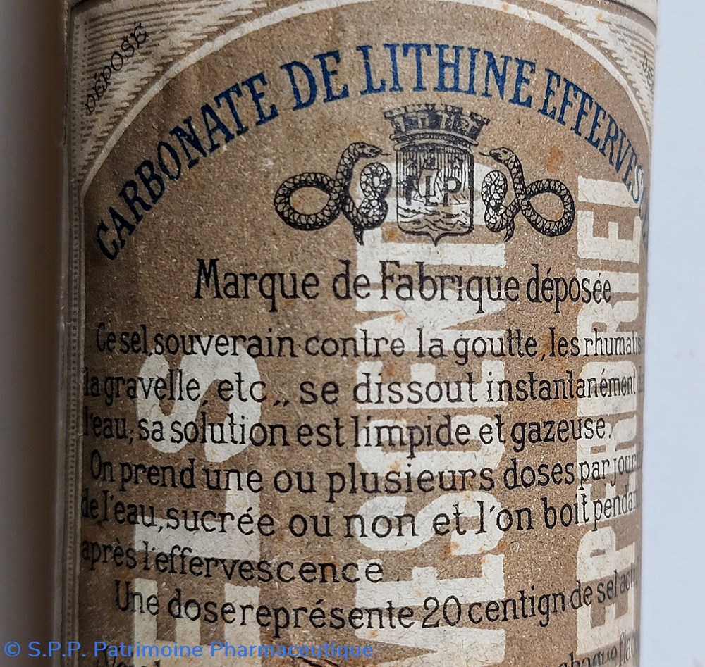 CARBONATE DE LITHINE EFFERVESCENT 2 science pharmacie carbonate de lithine effervescent