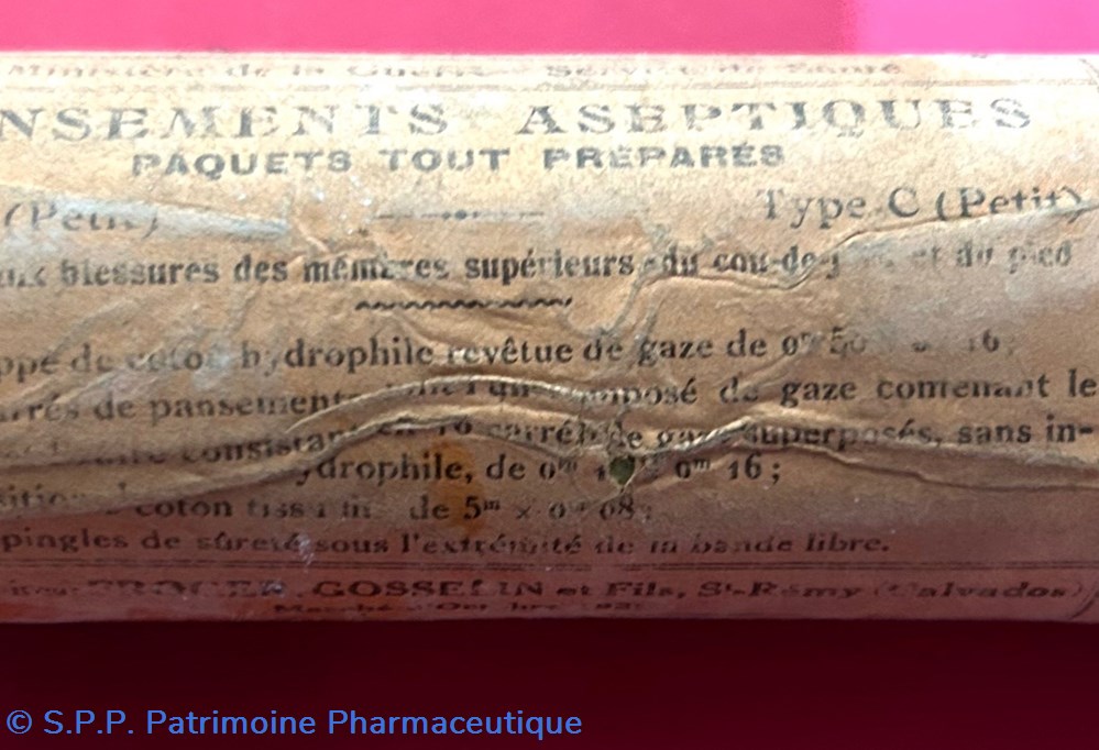 PANSEMENTS ASEPTIQUES (Paquets tout préparés) science pharmacie pansements aseptiques paquets tout prepares