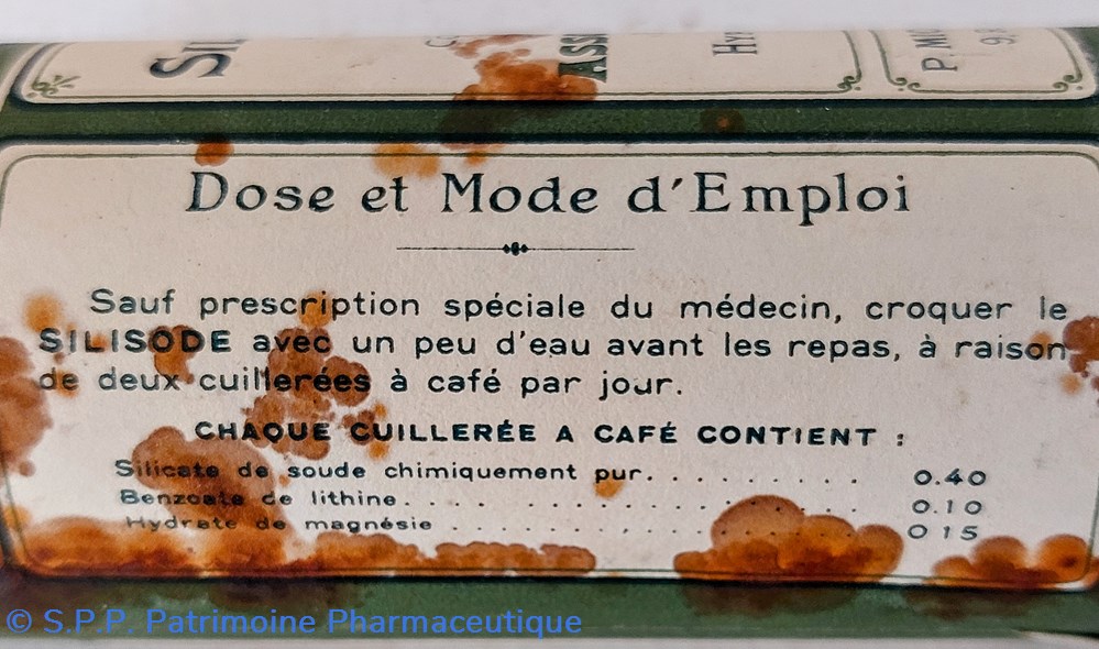 SILISODE DE SOUDE / P. MICHELS 3 science pharmacie silisode de soude p michels