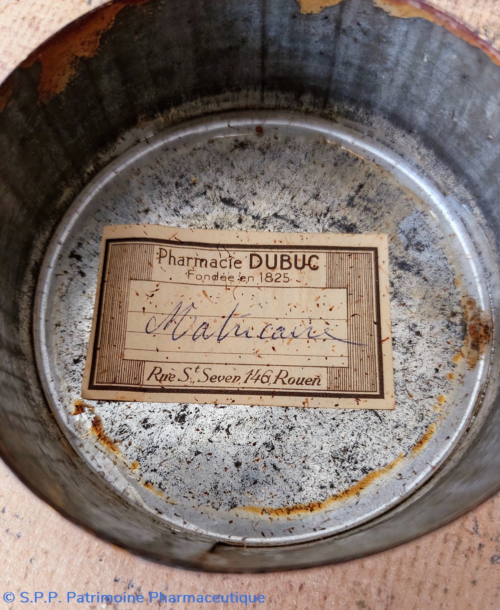 science pot de pharmacie radix rum patient