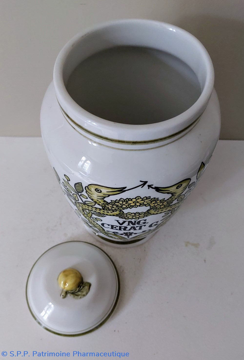objets publicitaires pot de pharmacie vng cerat g oleo glycerine