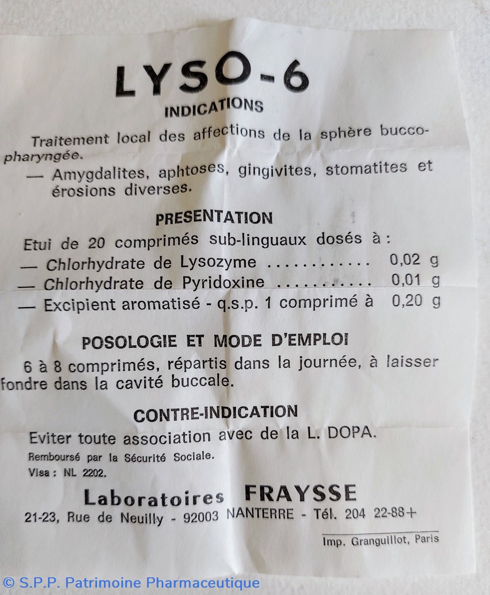 LYSO- 6 ( Comprimés) 4 science lyso 6 comprimes