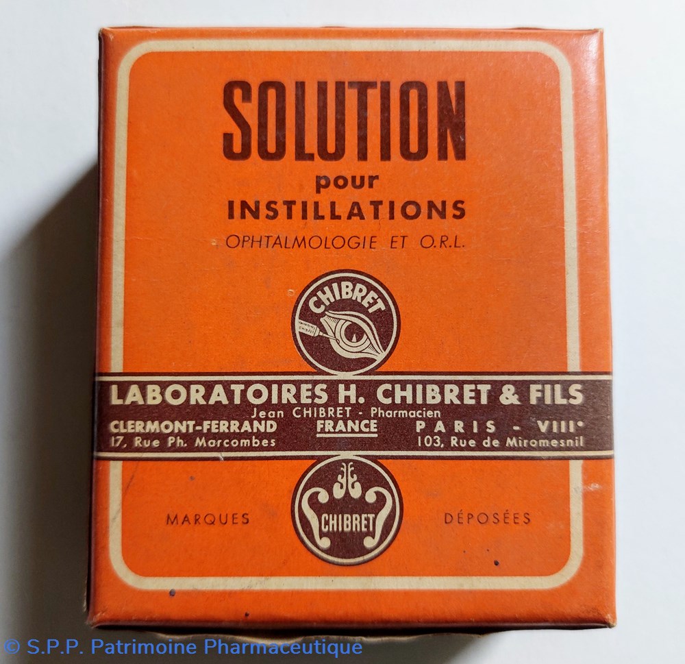 SOLUTION D'ADRÉNALINE -CHIBRET- COLLYRE 10ml 5 science pharmacie solution adrenaline chibret collyre 10ml