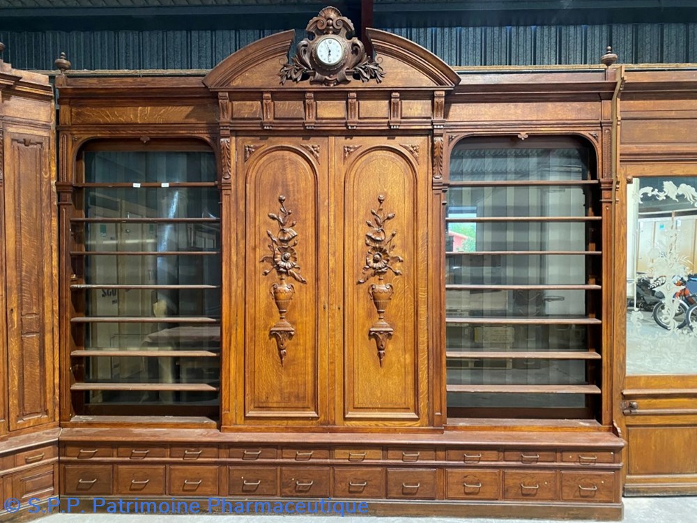 BOISERIE de PHARMACIE 2 science boiserie de pharmacie