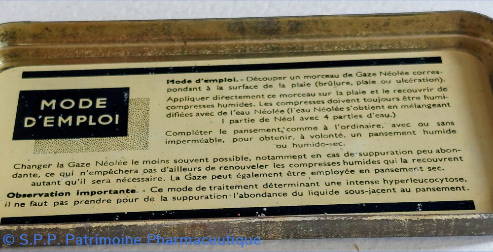 GAZE NEOLEE BOTTU 5 science pharmacie gaze neolee bottu