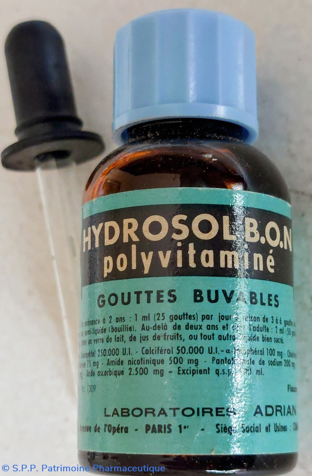 HYDROSOL B. O. N. Polyvitaminé ADRIAN 7 science pharmacie hydrosol b o n polyvitamine adrian