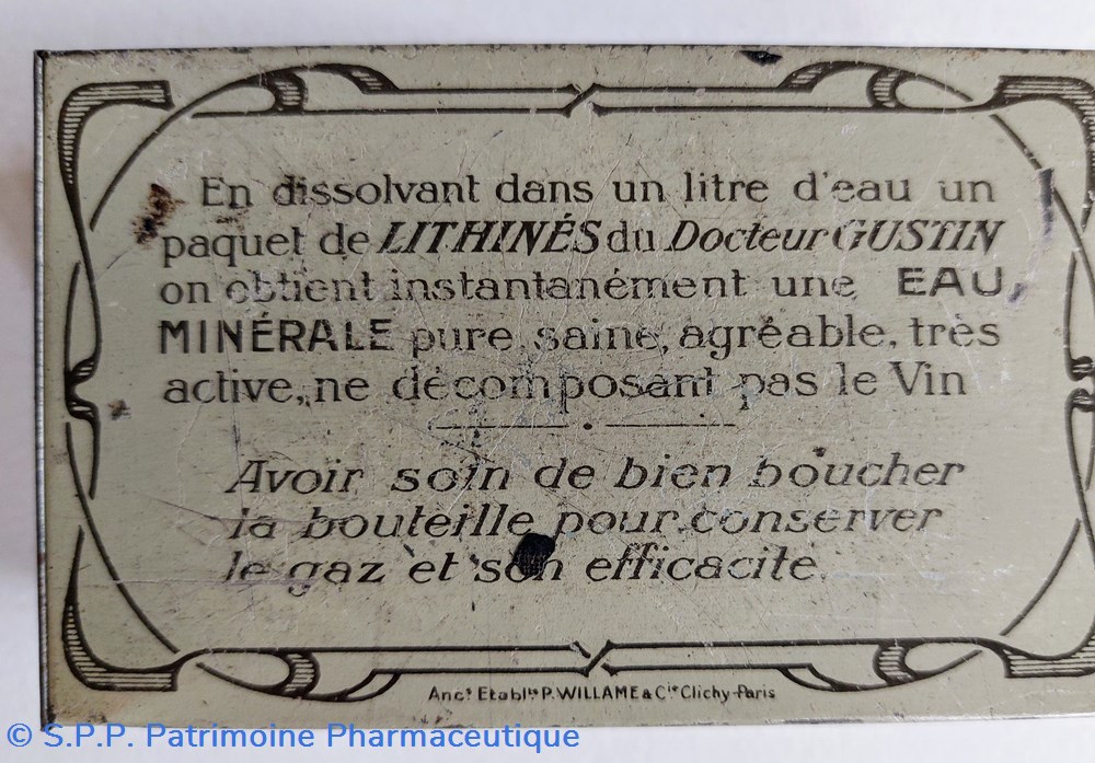 LITHINÉS du Docteur GUSTIN ( 12 paquets) 4 science lithines du docteur gustin 12 paquets
