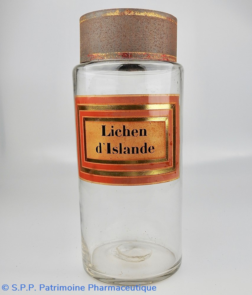 Flacon en verre Herboristerie très grand modèle Pharmacie RAVASSE science flacon en verre herboristerie tres grand modele pharmacie ravasse