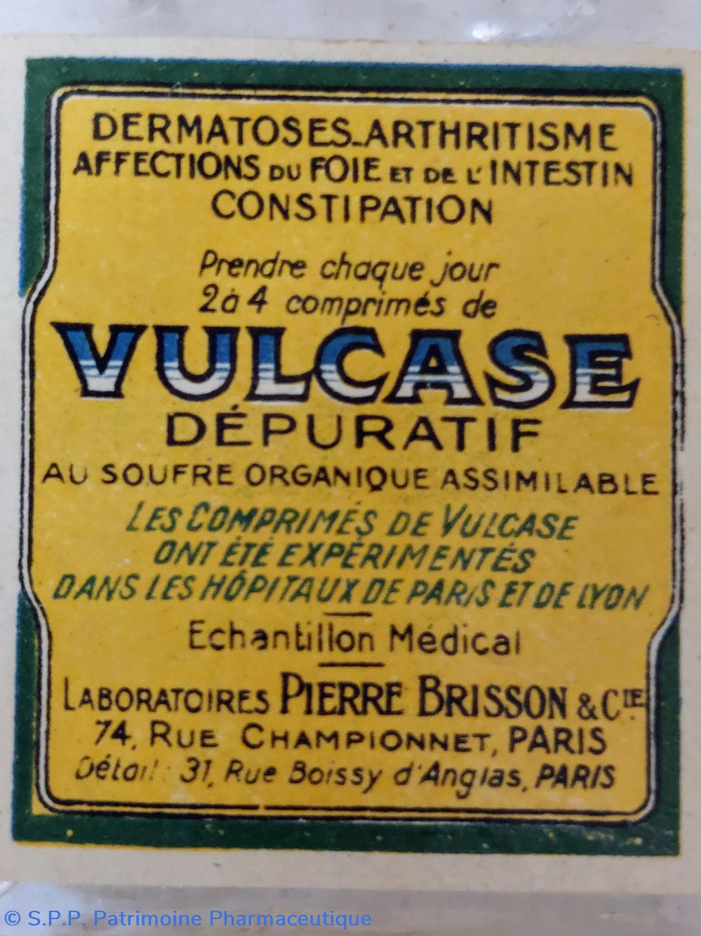 science pharmacie vulcase depuratif dragees lab p brisson