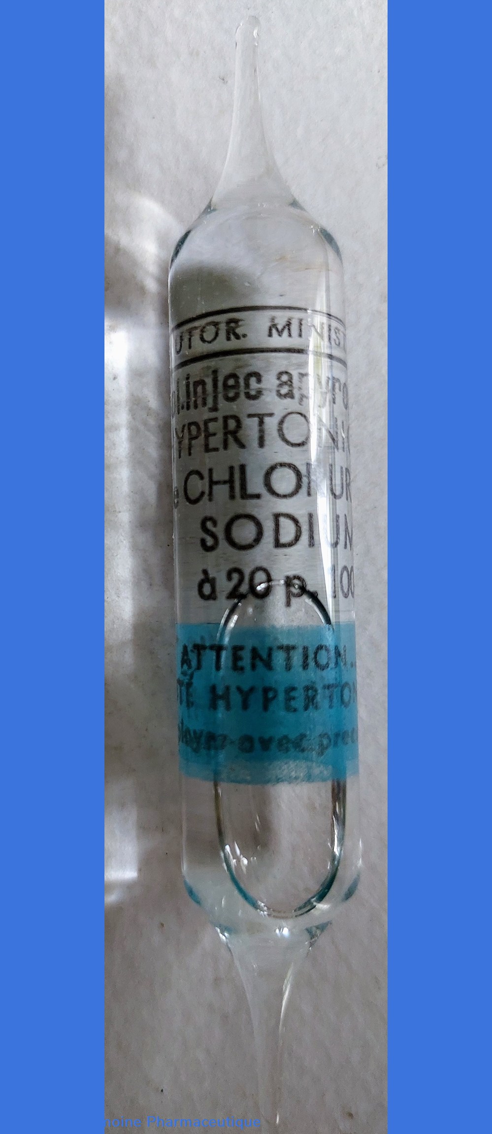 6 ampoules 10 ml CHLORURE DE SODIUM à 20 % 6 science pharmacie 6 ampoules 10 ml chlorure de sodium a 20
