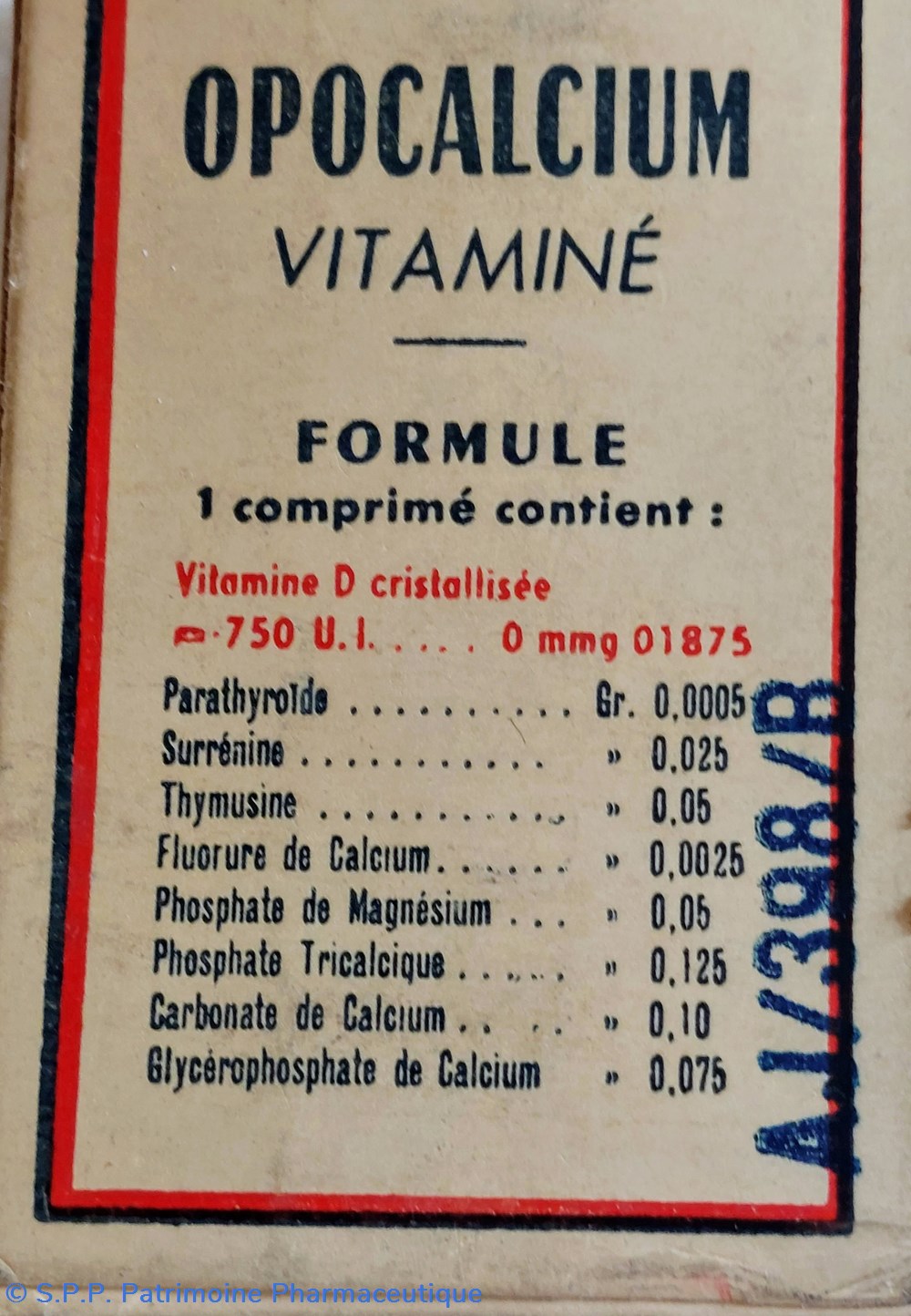 science pharmacie opocalcium vitamine d du dr guersant