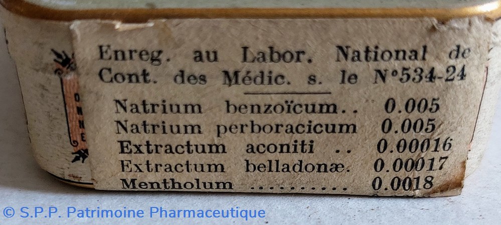 TABLETTES OXYMENTHOL PERRAUDIN 5 science tablettes oxymenthol perraudin