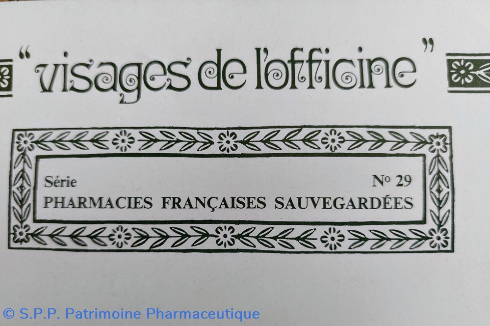 Pharmacie Chalon - Saône / Lab ROUSSEL n29 3 science pharmacie chalon saone lab roussel n29