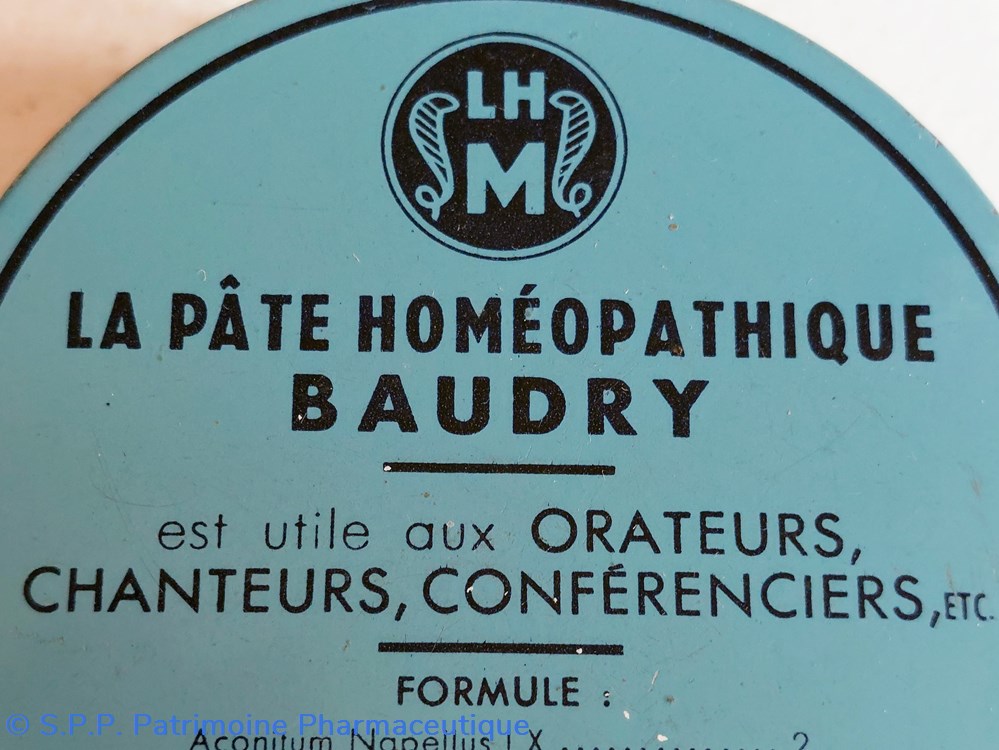 PÂTE HOMÉOPATHIQUE BAUDRY 5 science pate homeopathique baudry