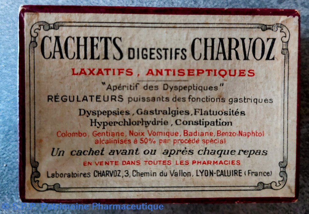 CACHETS digestifs CHARVOZ science cachets digestifs charvoz
