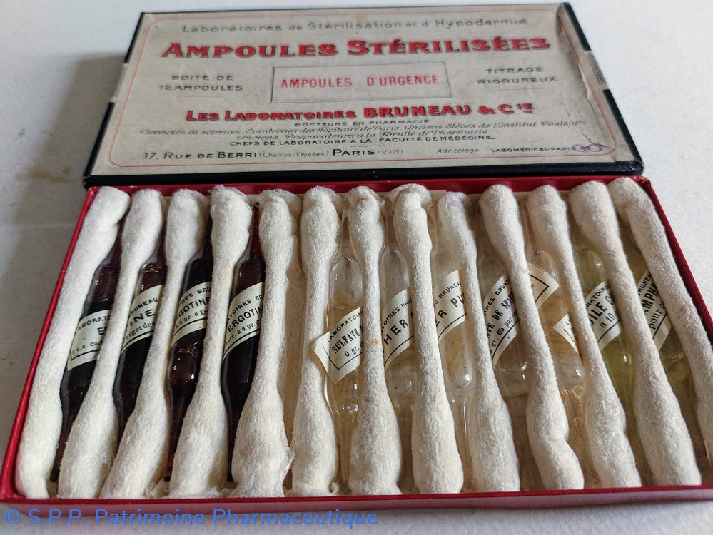 science pharmacie ampoules urgence lab bruneau et cie