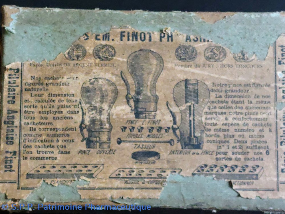 CACHETS EM. FINOT n° 00 Boite de 1000 ( 3 ) 6 science pharmacie cachets em finot n 00 boite de 1000 3