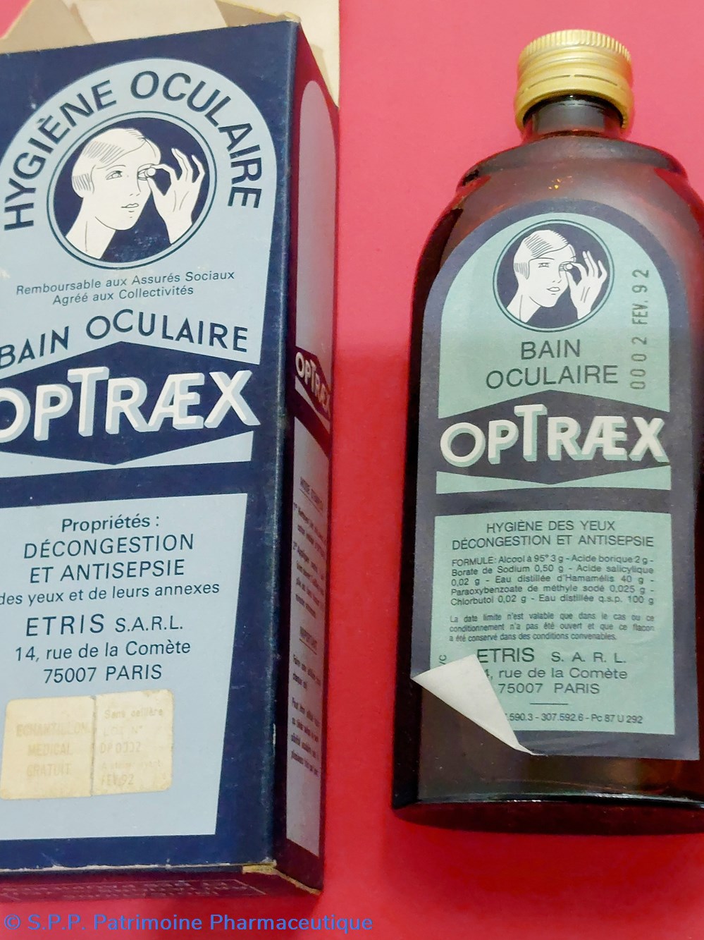 science pharmacie optraex bain oculaire etris sarl