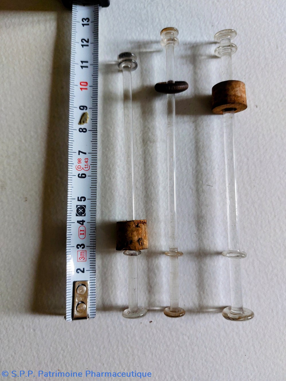 science pharmacie pistons de seringue en verre