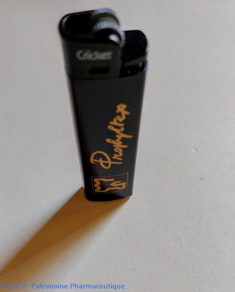 PROPHYLTEX / Briquet Cricket noir 3 objets publicitaires prophyltex briquet cricket noir