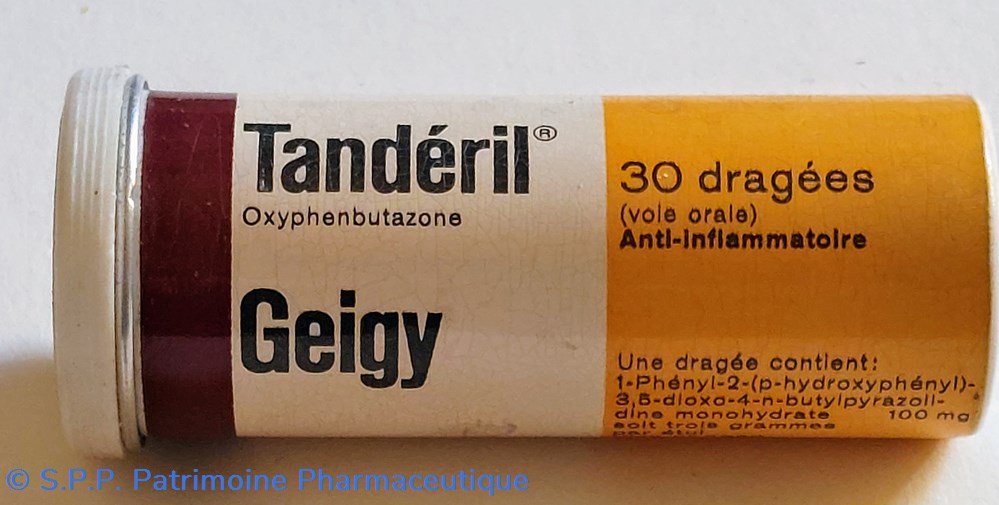 TANDÉRIL ( 30 Dragées) Oxyphenbutazone science tanderil 30 dragees oxyphenbutazone