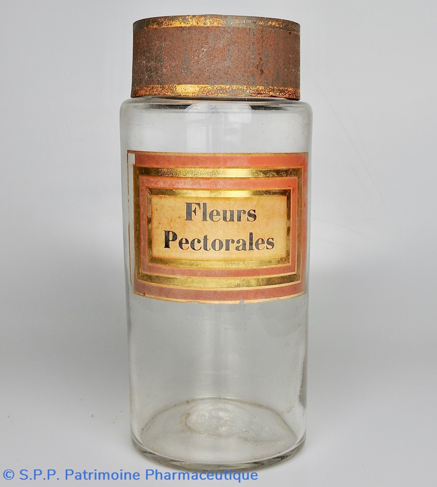 Flacon en verre Herboristerie très grand modèle Pharmacie RAVASSE science flacon en verre herboristerie tres grand modele pharmacie ravasse