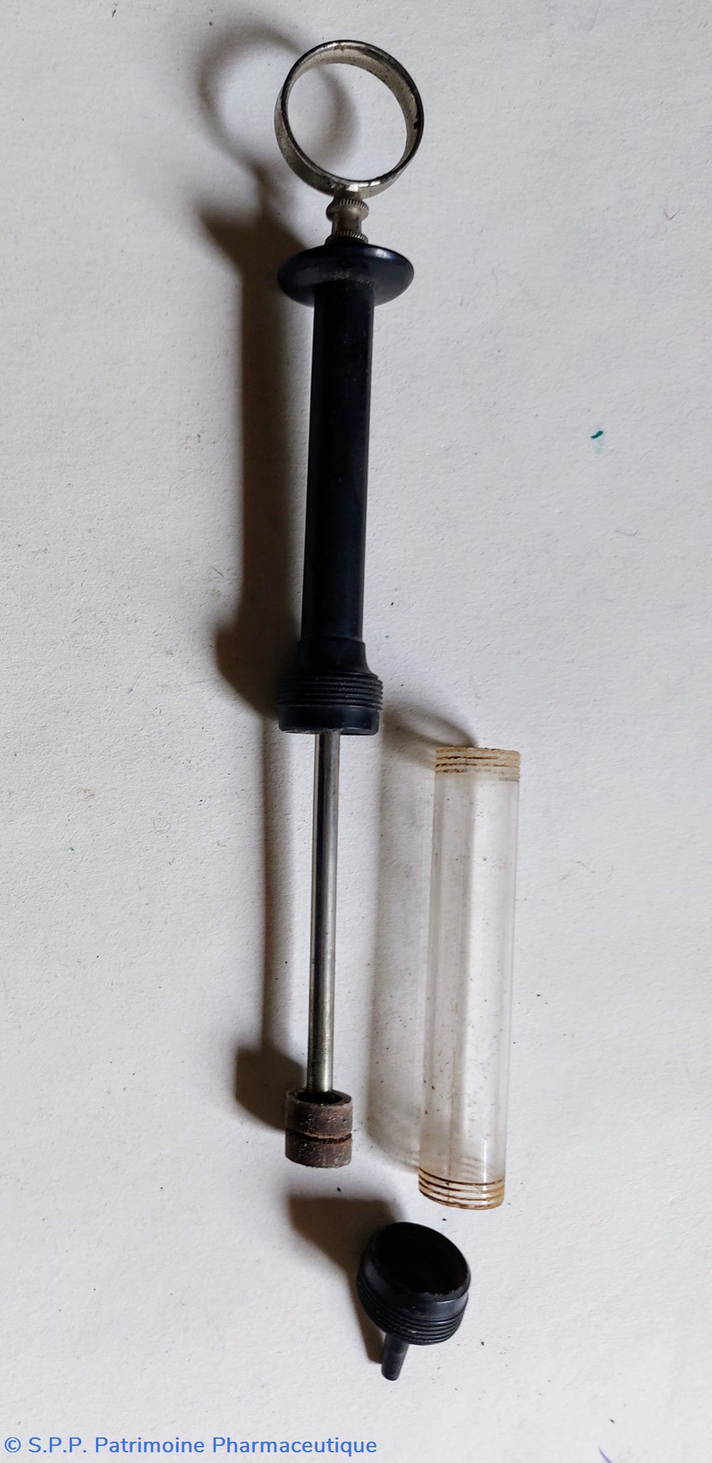 science pharmacie seringue tube en verre piston gradue 1 a 5