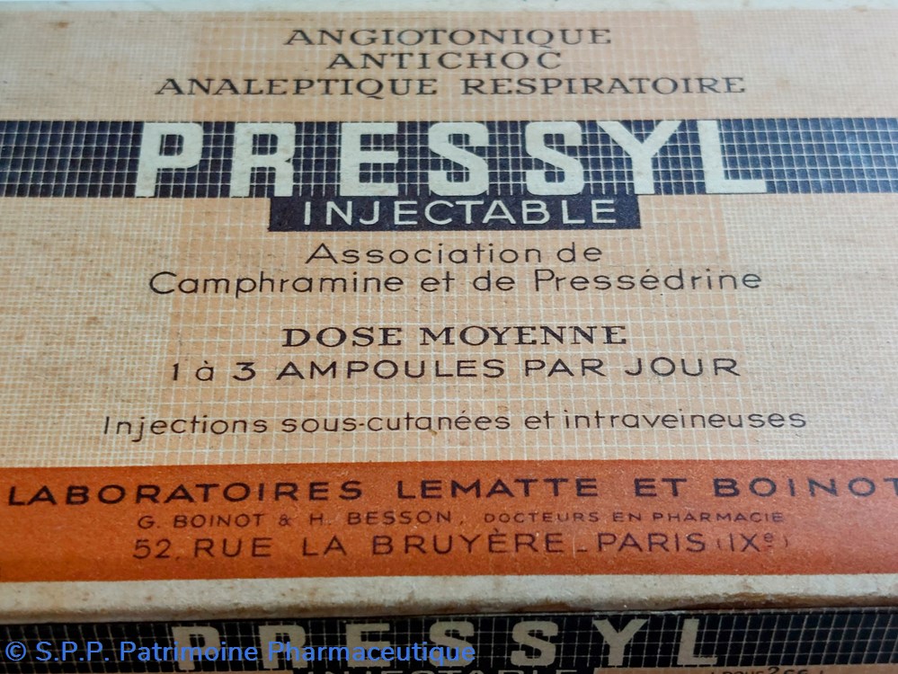 science pharmacie pressyl injectable 6 ampoules de 2 cc
