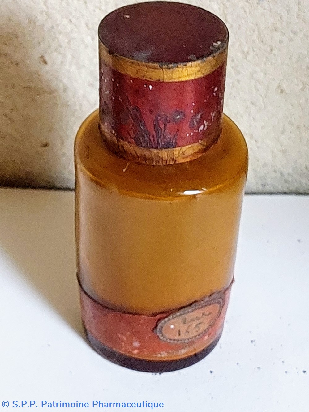 science pharmacie flacon verre ambre 11 5 proecipitatum rubrum