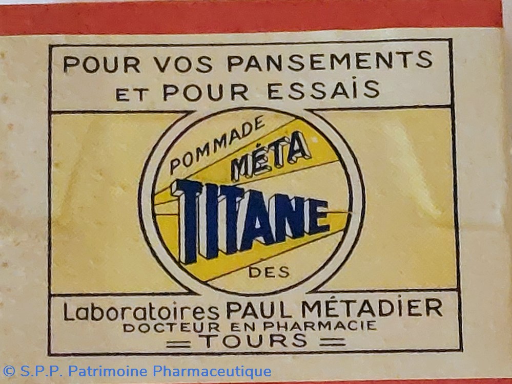 science pharmacie pommade meta titane lab p metadier