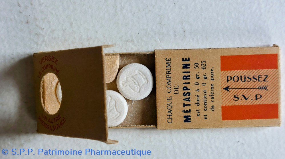 MÉTASPIRINE 10 comprimés Métadier 4 science pharmacie metaspirine 10 comprimes metadier