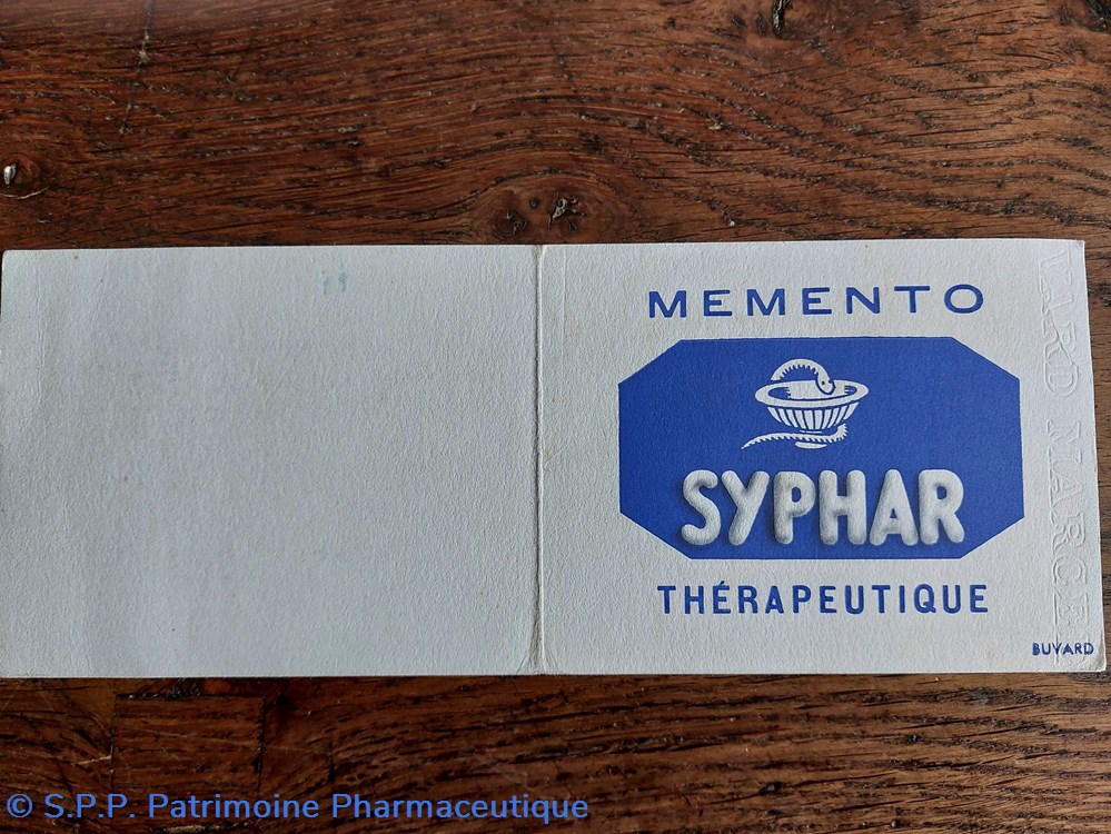 Laboratoires SYPHAR : Hepacynol Lysophlebol Glucophytol Sedoplex Quintadyl 2 science pharmacie laboratoires syphar hepacynol lysophlebol glucophytol sedoplex quintadyl