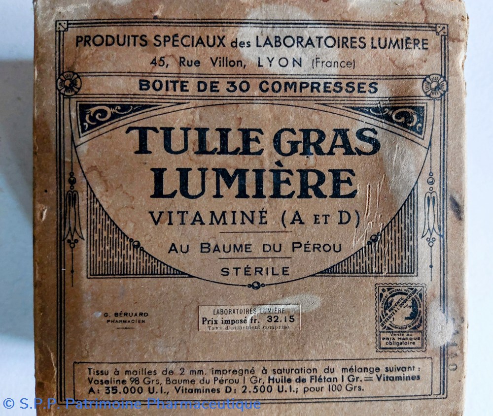 TULLE GRAS LUMIÈRE Vitaminé science tulle gras lumiere vitamine