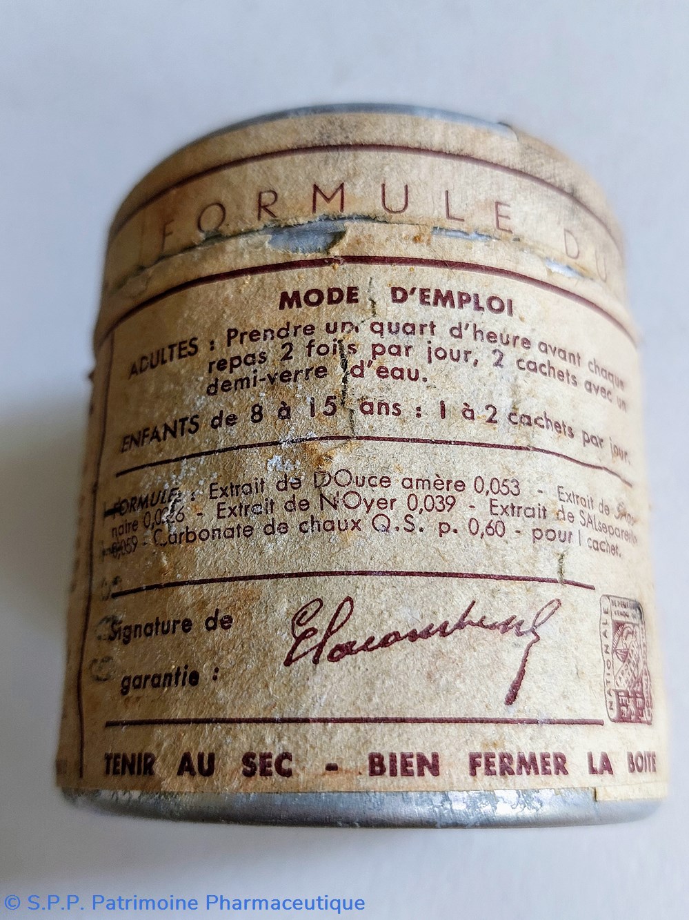 DO. SA. NO. SAL CACHETS conditionnement provisoire 3 science pharmacie do sa no sal cachets conditionnement provisoire