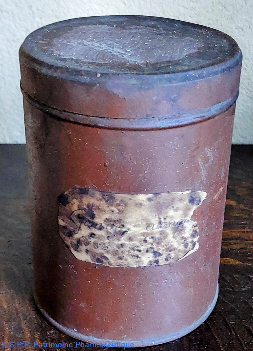 Boite/ GOMME ADRAGANTE 3 science pharmacie boite gomme adragante