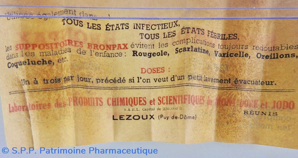 science pharmacie bronpax suppositoires