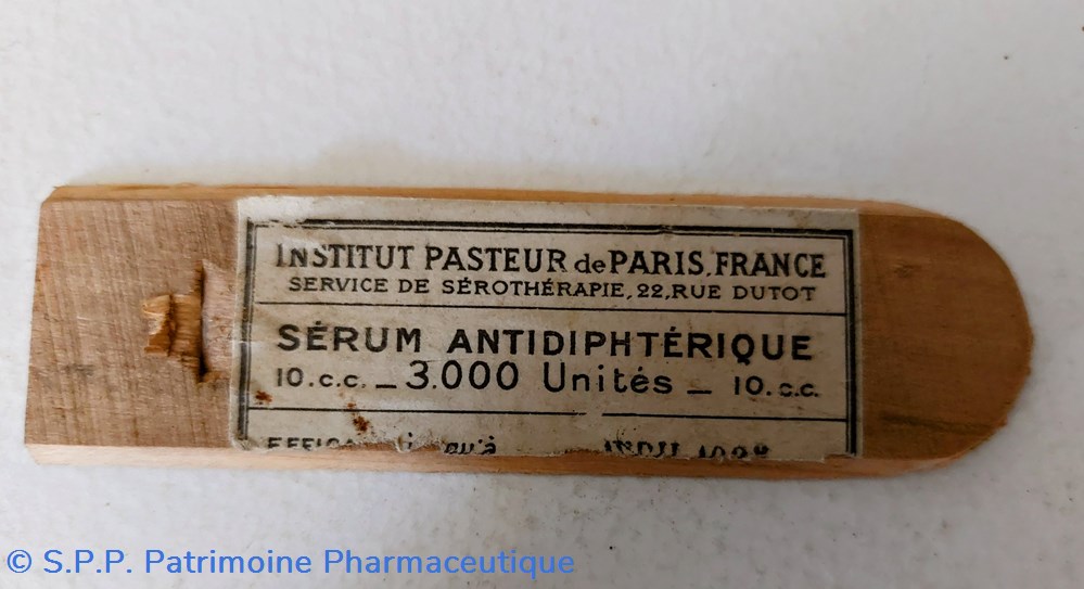 Sérum ANTIDIPHTERIQUE PASTEUR 10 Cc 8 science pharmacie serum antidiphterique pasteur 10 cc