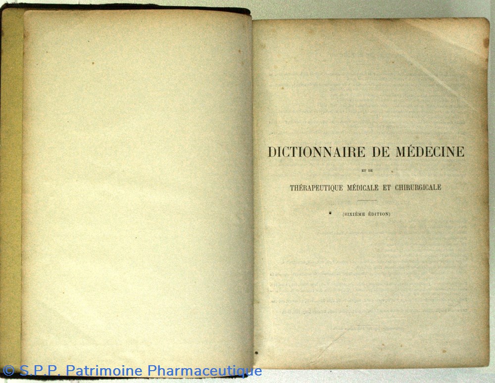 Dictionnaire de Médecine et de Thérapeutique médicale et chirurgicale 1895 3 science pharmacie dictionnaire de medecine et de therapeutique medicale et chirurgicale 1895