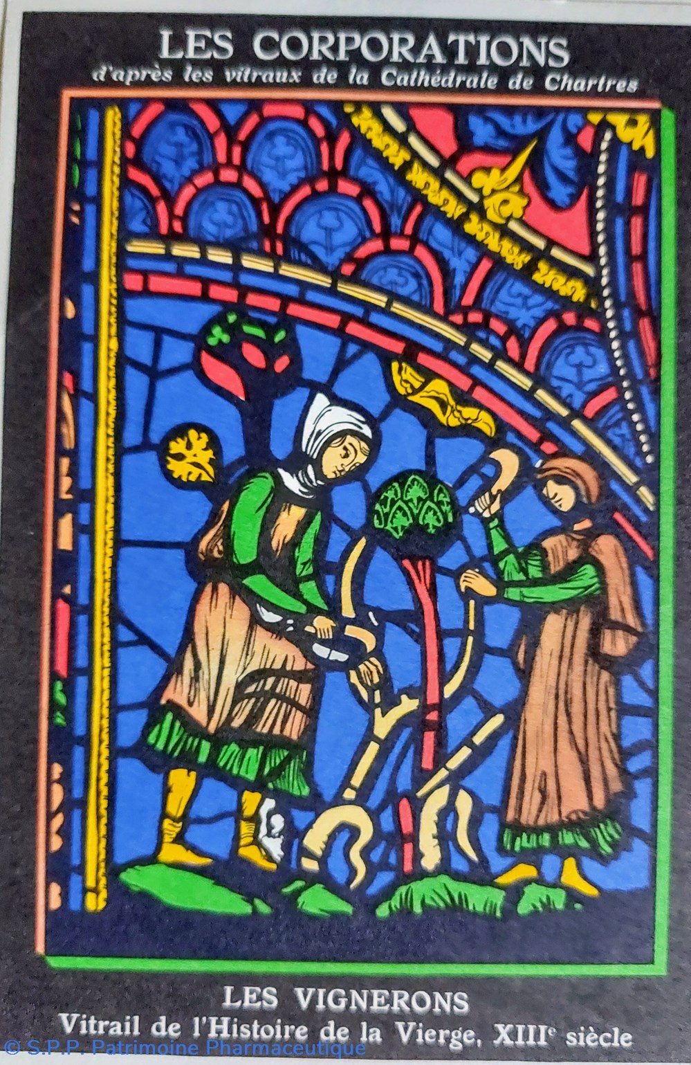 SPECIA Cartes "collection 3"- Vitraux de Chartres 7 objets publicitaires specia cartes collection 3 vitraux de chartres