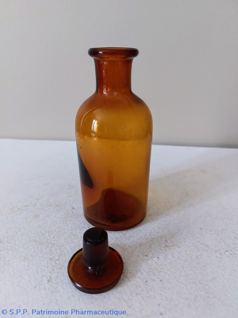 science pharmacie flacon 11 cm en verre ambre