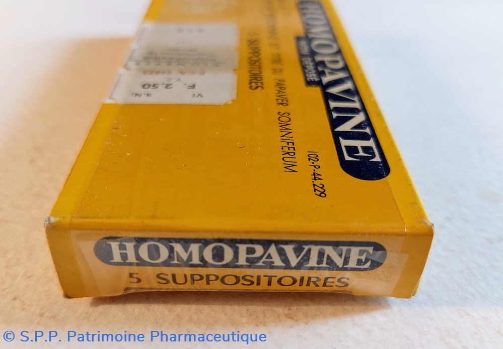 HOMOPAVINE ( 5 suppositoires) 5 science pharmacie homopavine 5 suppositoires
